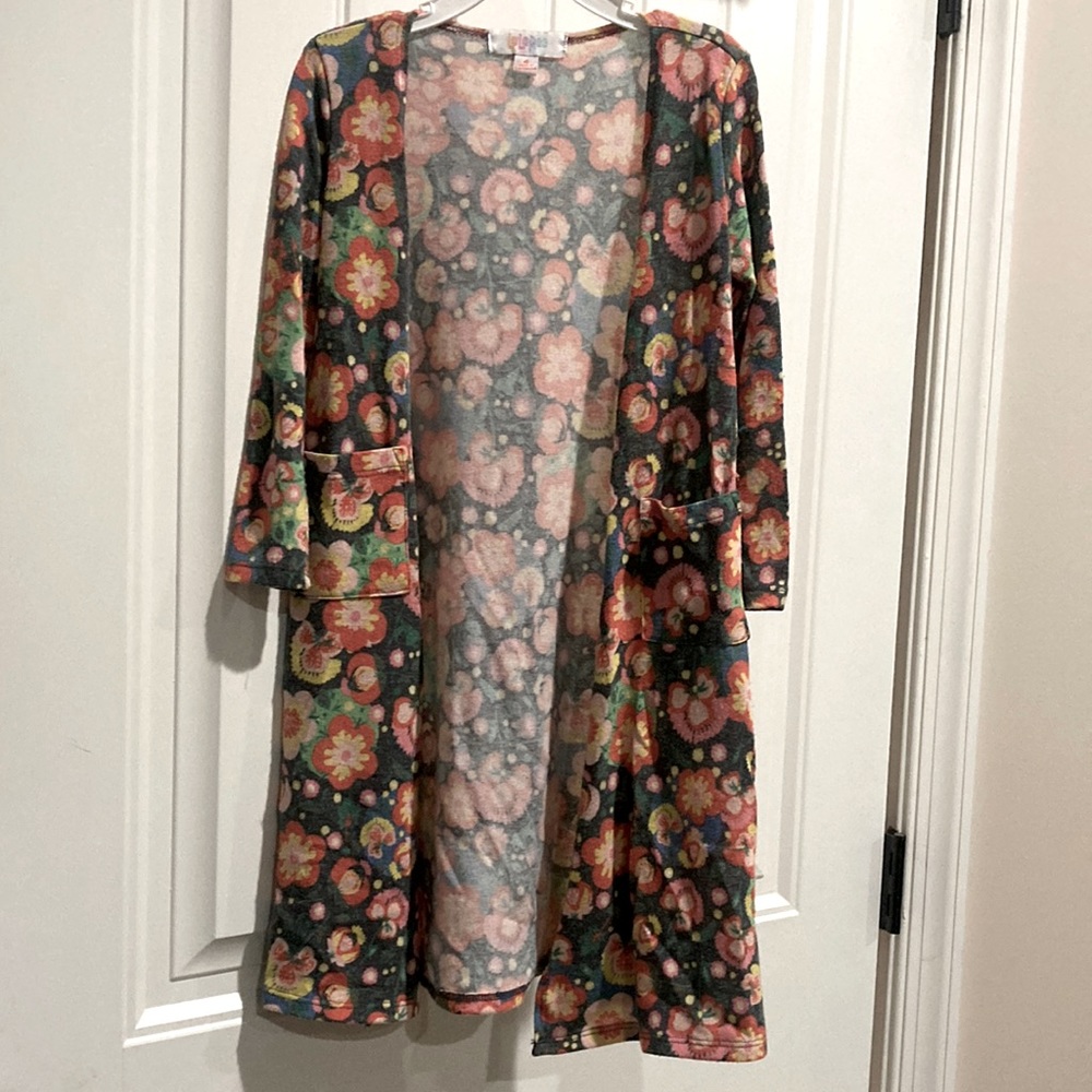 Lularoe Girls Sariah Cardigan. Size 4